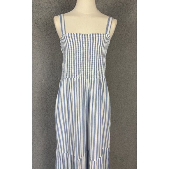 Raviya Women's Tiered Striped Dress Cover-up Multicolor Large New With Tags. - Picture 2 of 12